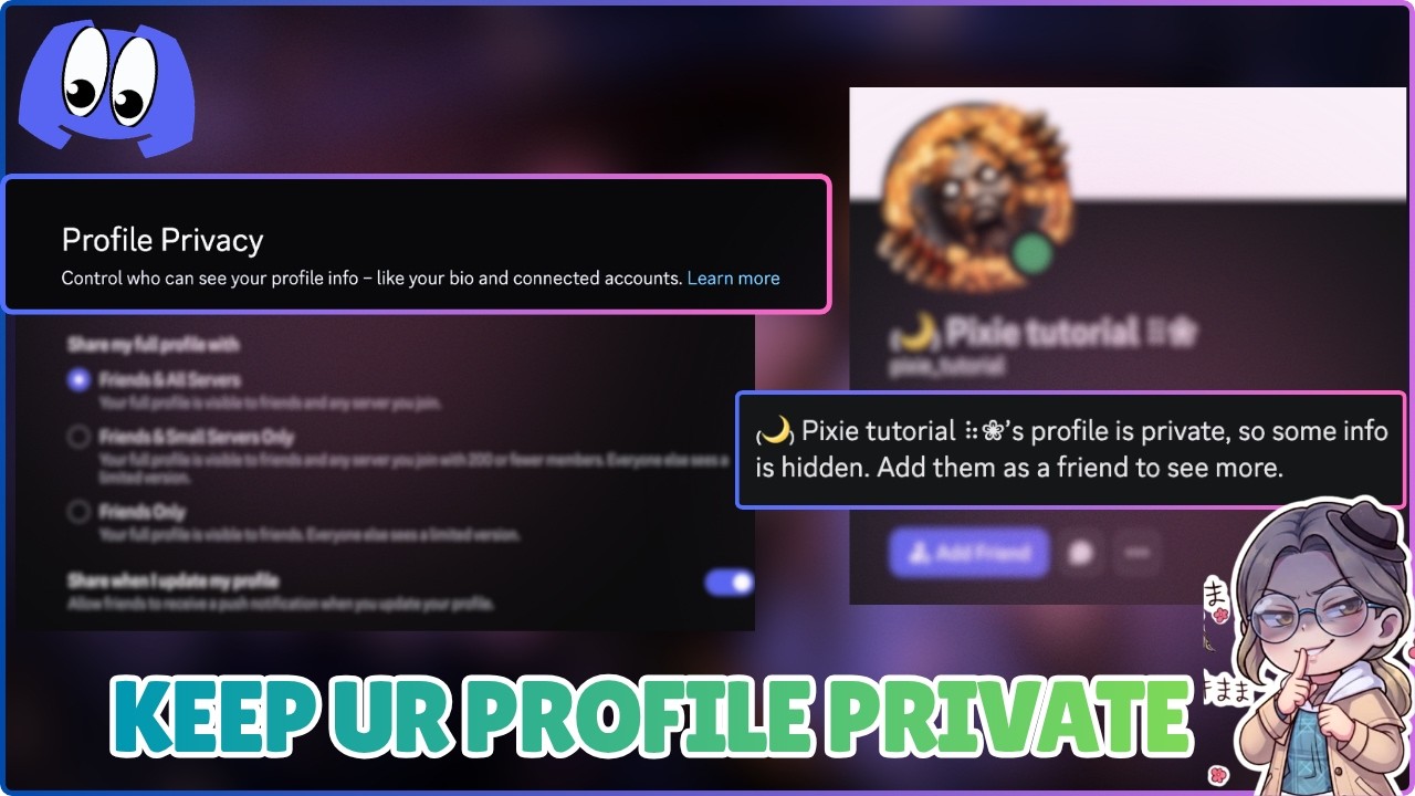 Keep your Profile Private from Creeps! (New Privacy Feature 2026) | discord private profile