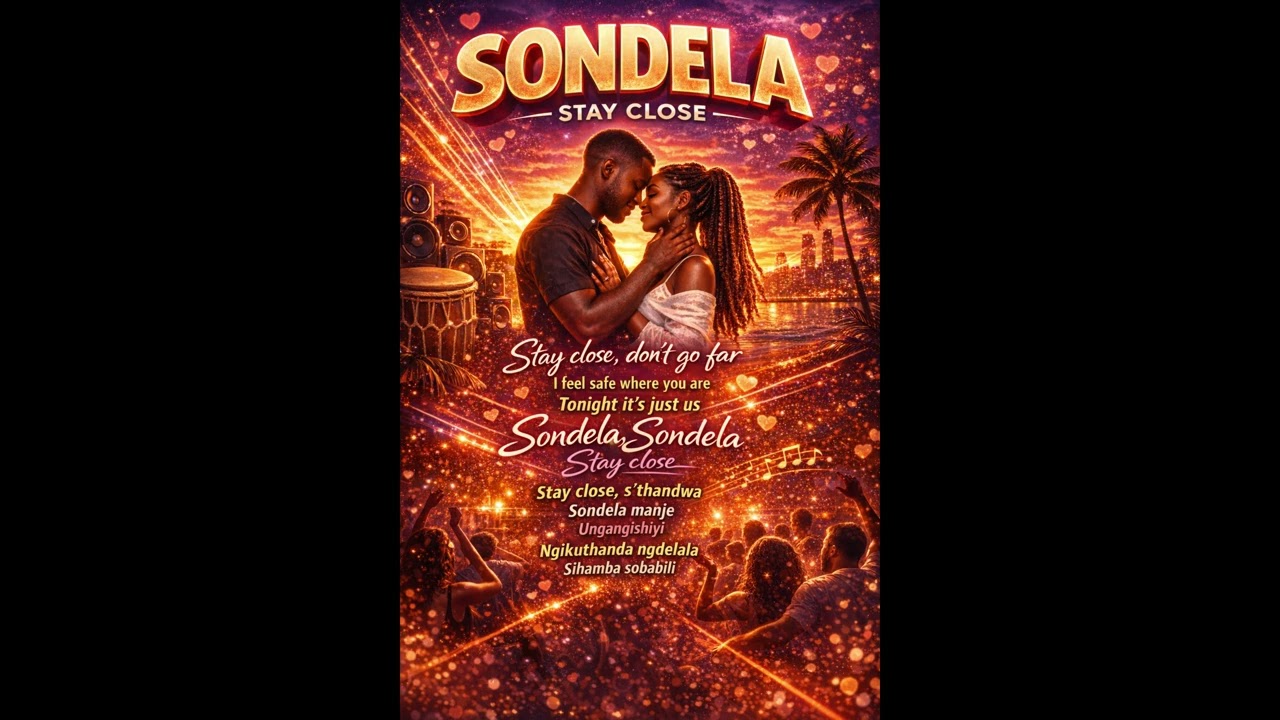 SONDELA Stay Close | Romantic Amapiano Love Song 2026 🇿🇦