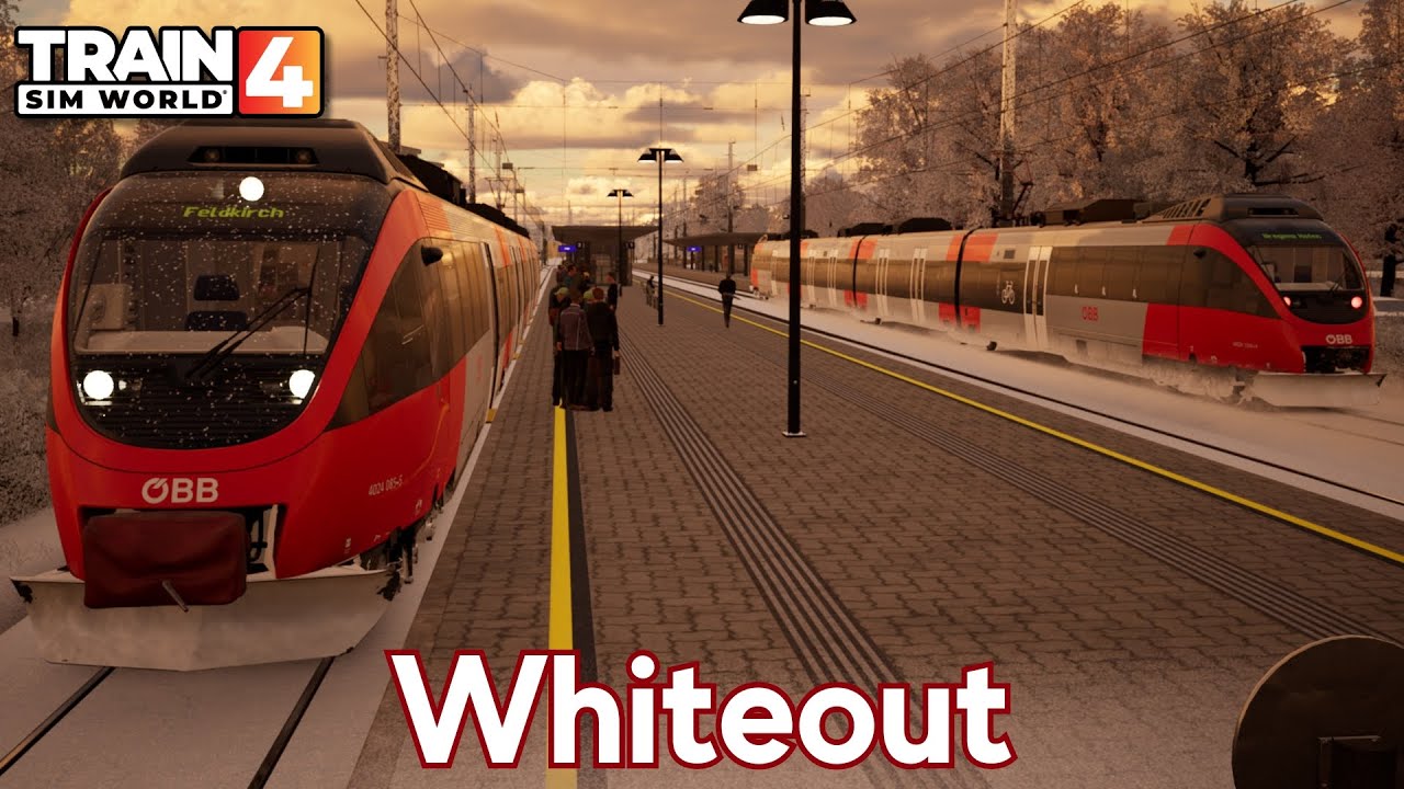 Whiteout - S-Bahn Vorarlberg - 4024 - Train Sim World 4