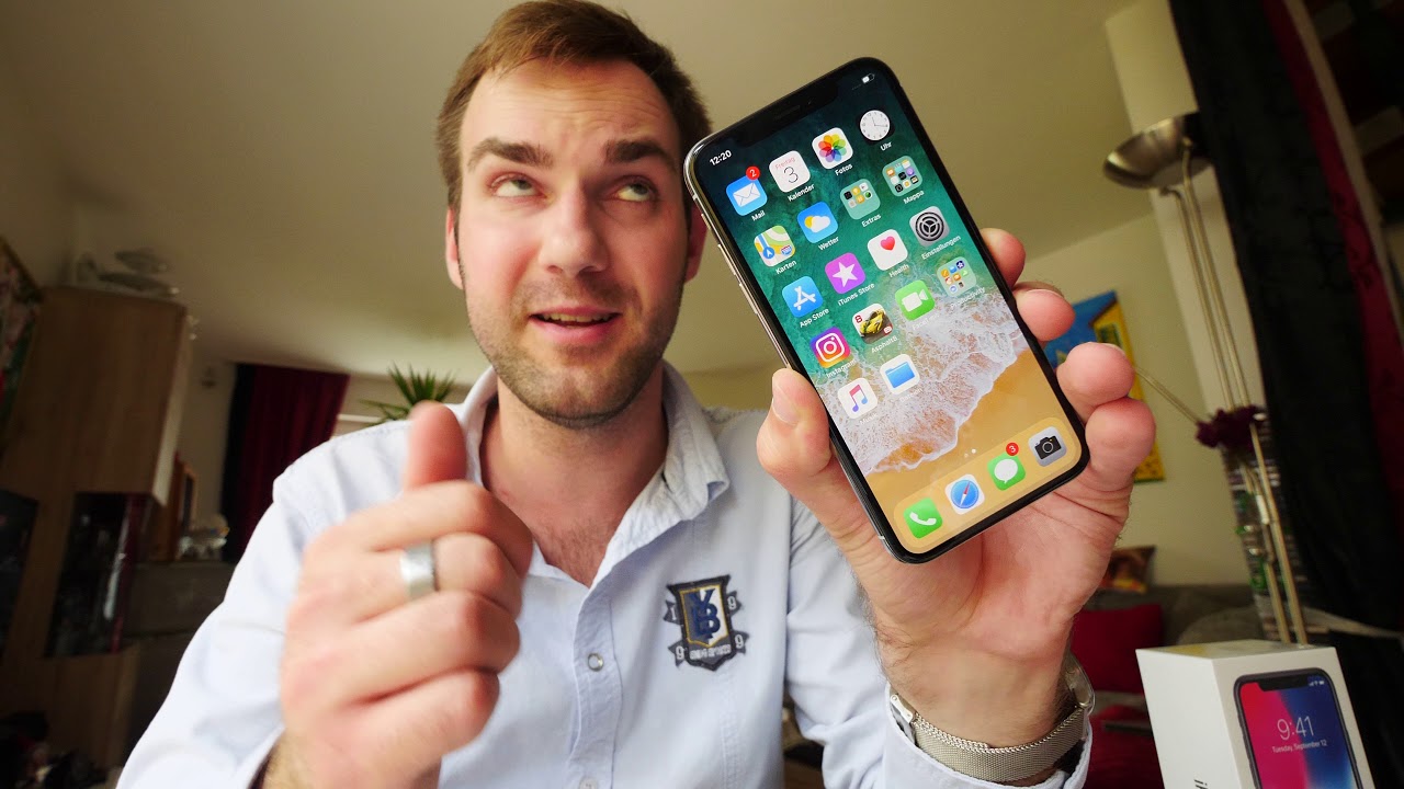 Apple iPhone X Silber ausführlich ausprobiert & Unboxing