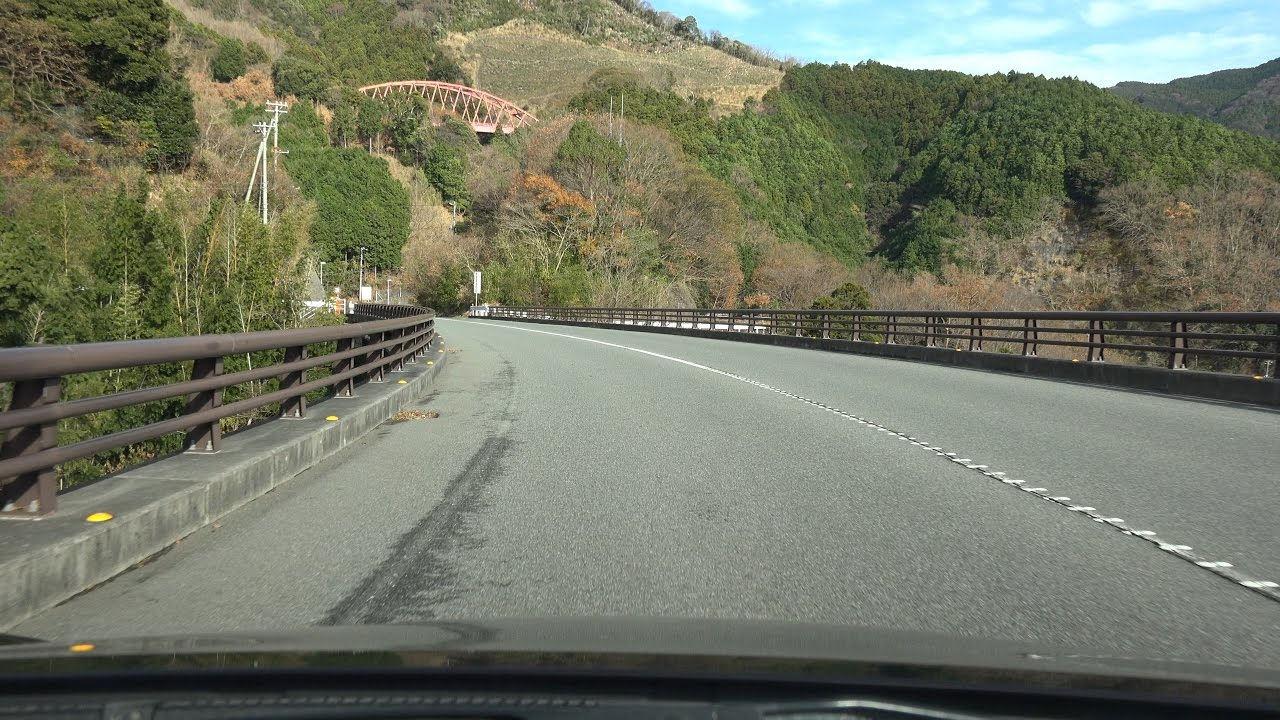 4K　国道136号　等速・その2　静岡県伊豆市・天城湯ヶ島→土肥
