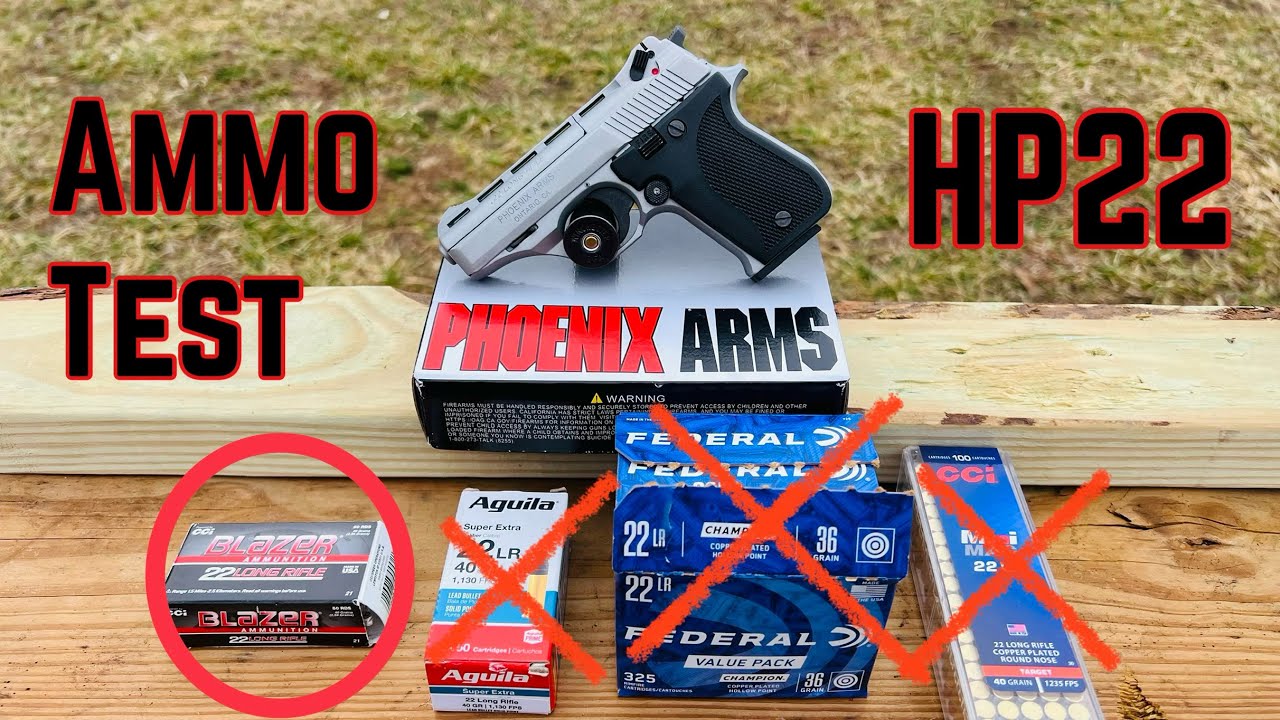 Обзор теста патронов Phoenix Arms HP22