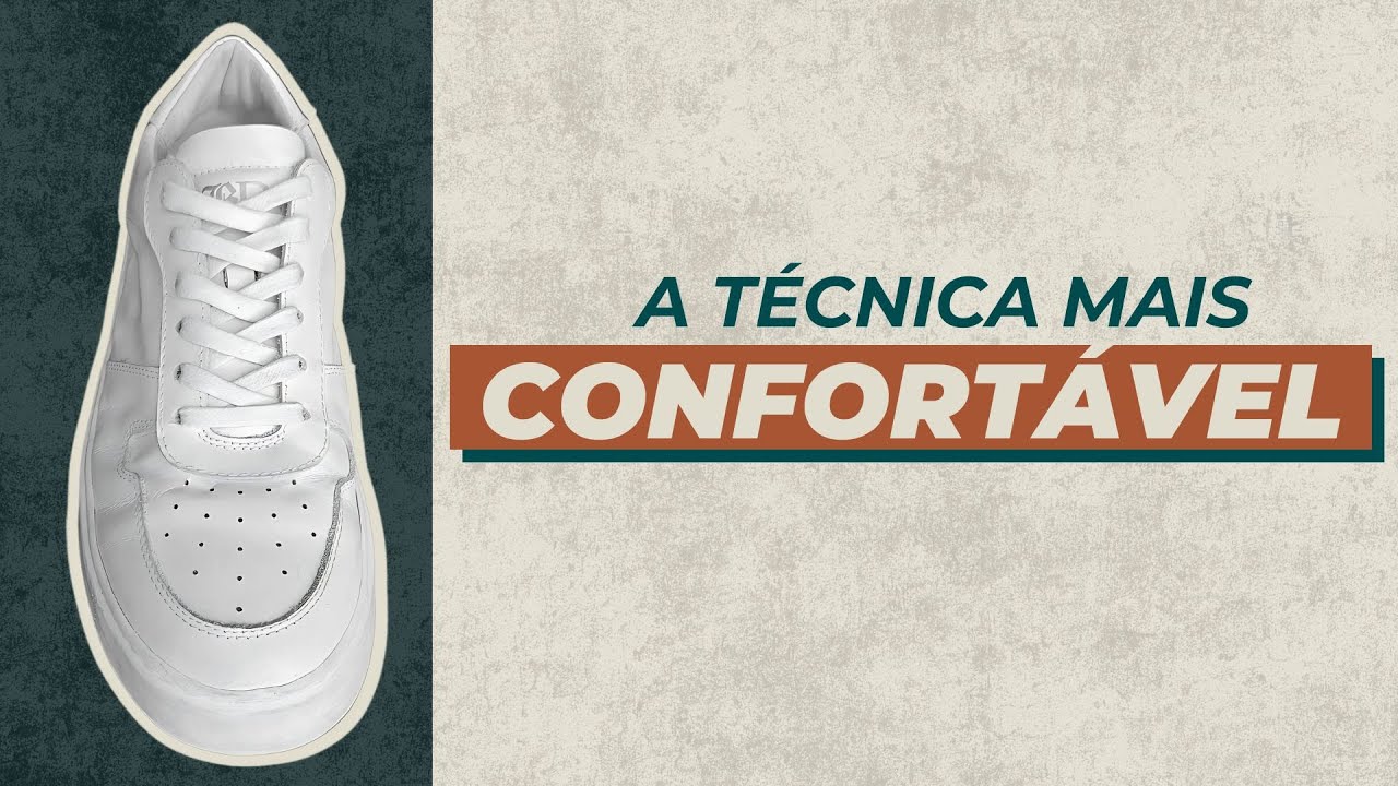 A melhor forma de ESCONDER O CADARÇO DO TÊNIS (fácil, eficiente e confortável)