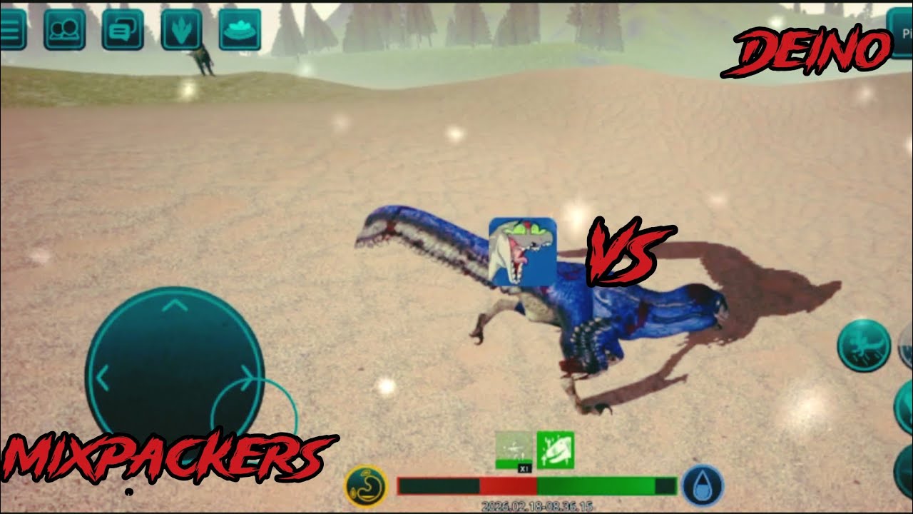 Deinonychus fighting with mixpackers. (The cursed isle) Mx_Gaming