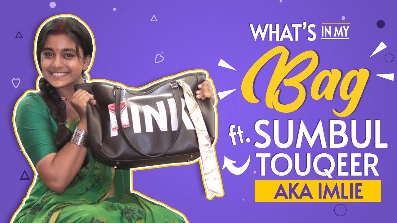 What’s In My Bag Ft. Sumbul Touqeer | Bag Secrets Revealed | India Forums