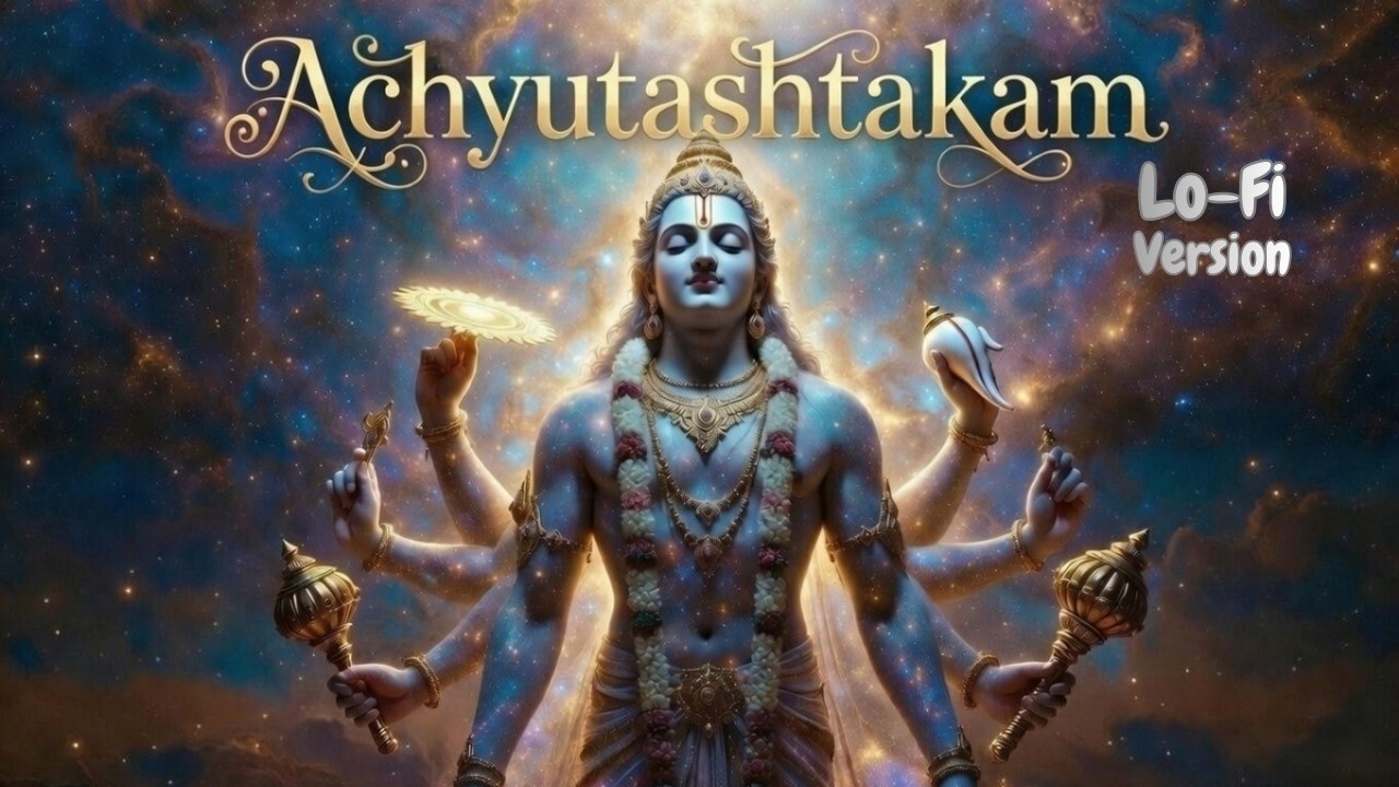 Achyutam Keshavam - Achyutashtakam I Lo-Fi Version I Divine song of Vishnu, Krishna and Ram