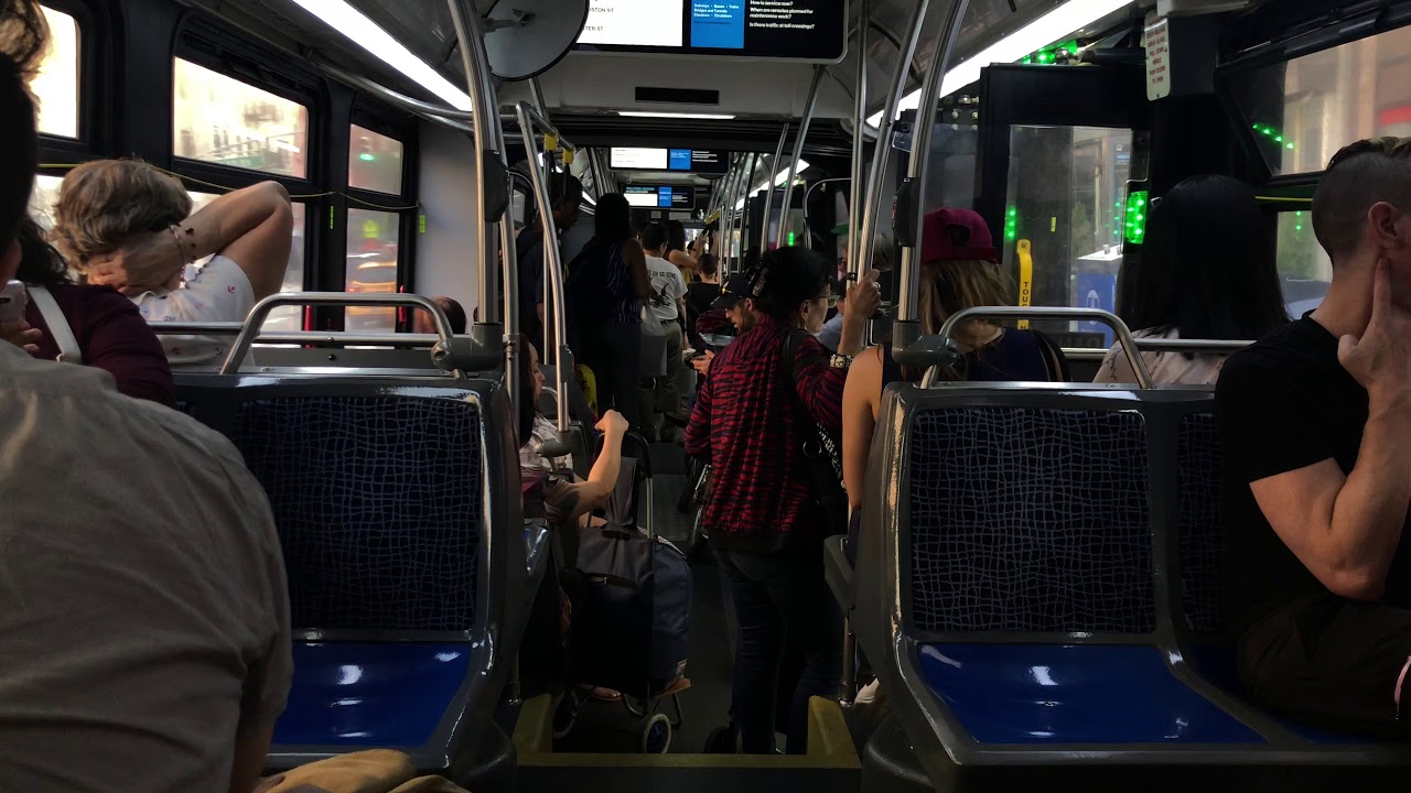 MTA NYCT Bus: On-Board South Ferry Bound Novabus LFSA M15 SBS