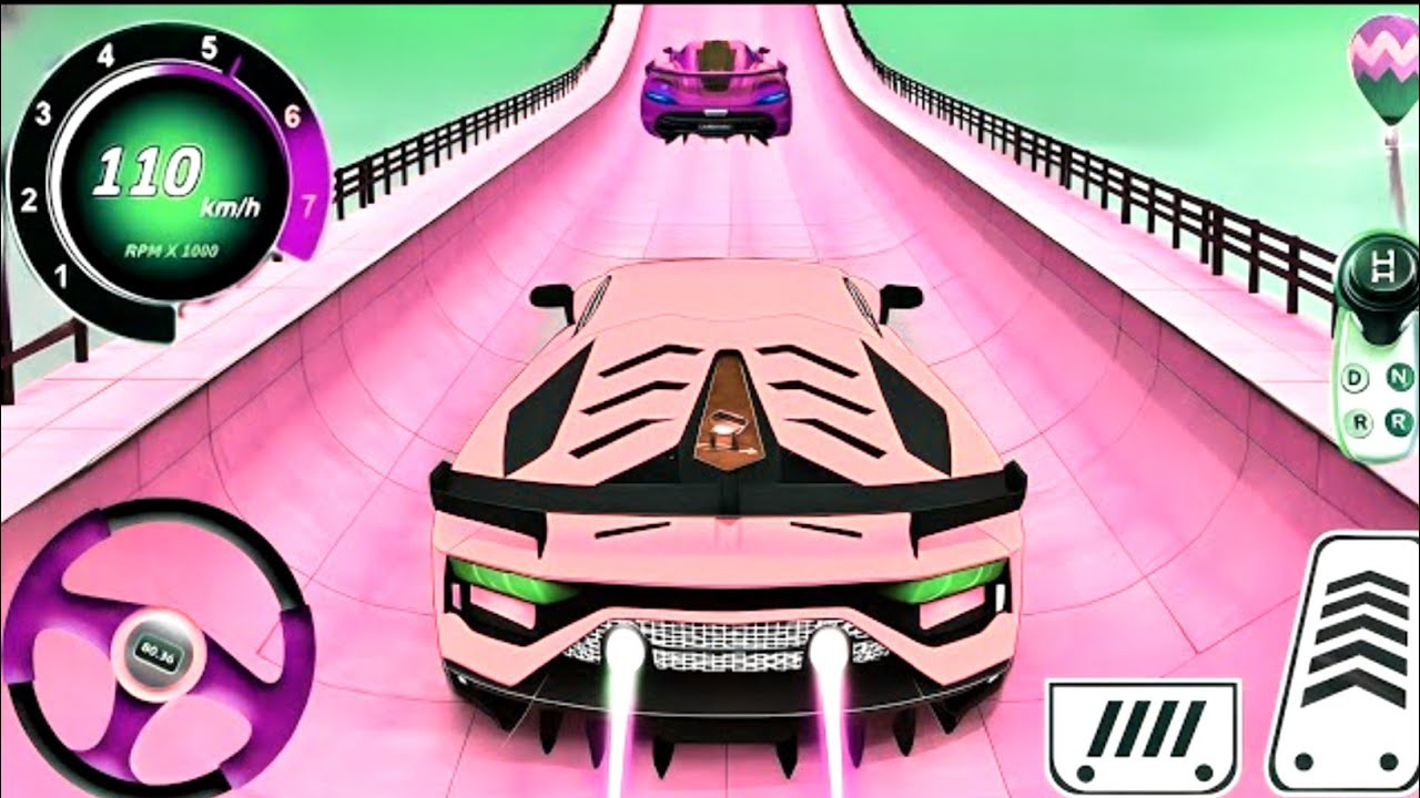 Car Stunt Race Mega Ramp Gameplay || Mega Car Racing Gameplay || Sudarshan Gaming 