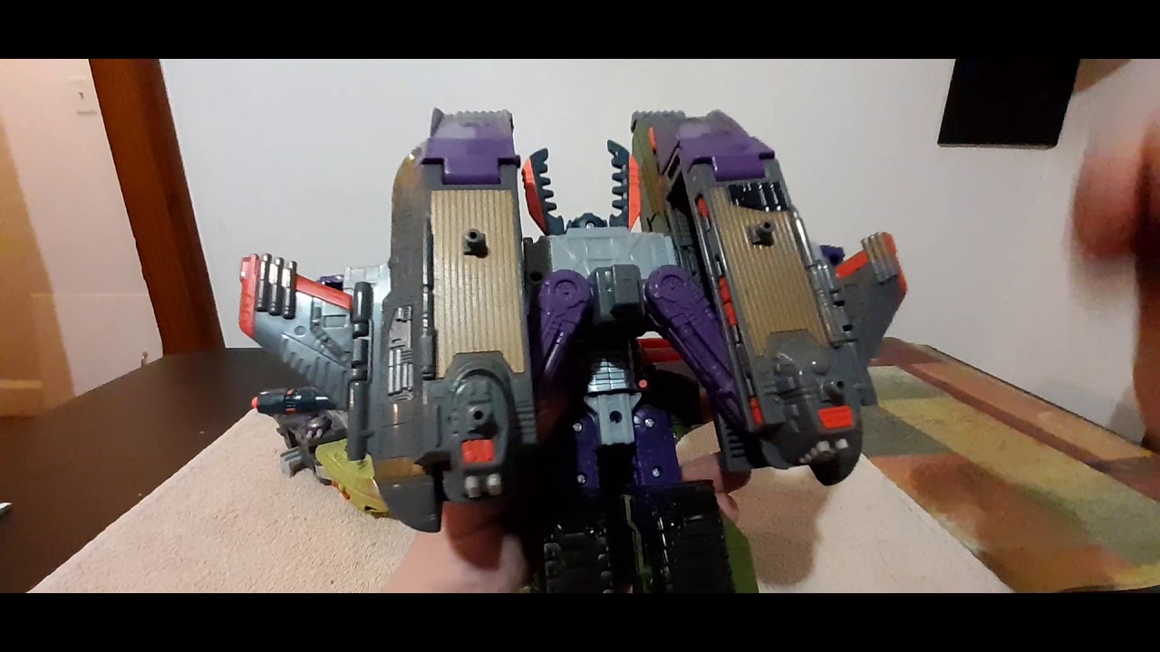 How to transform and combine 2002-2003 Transformers Armada Megatron with Tidal Wave