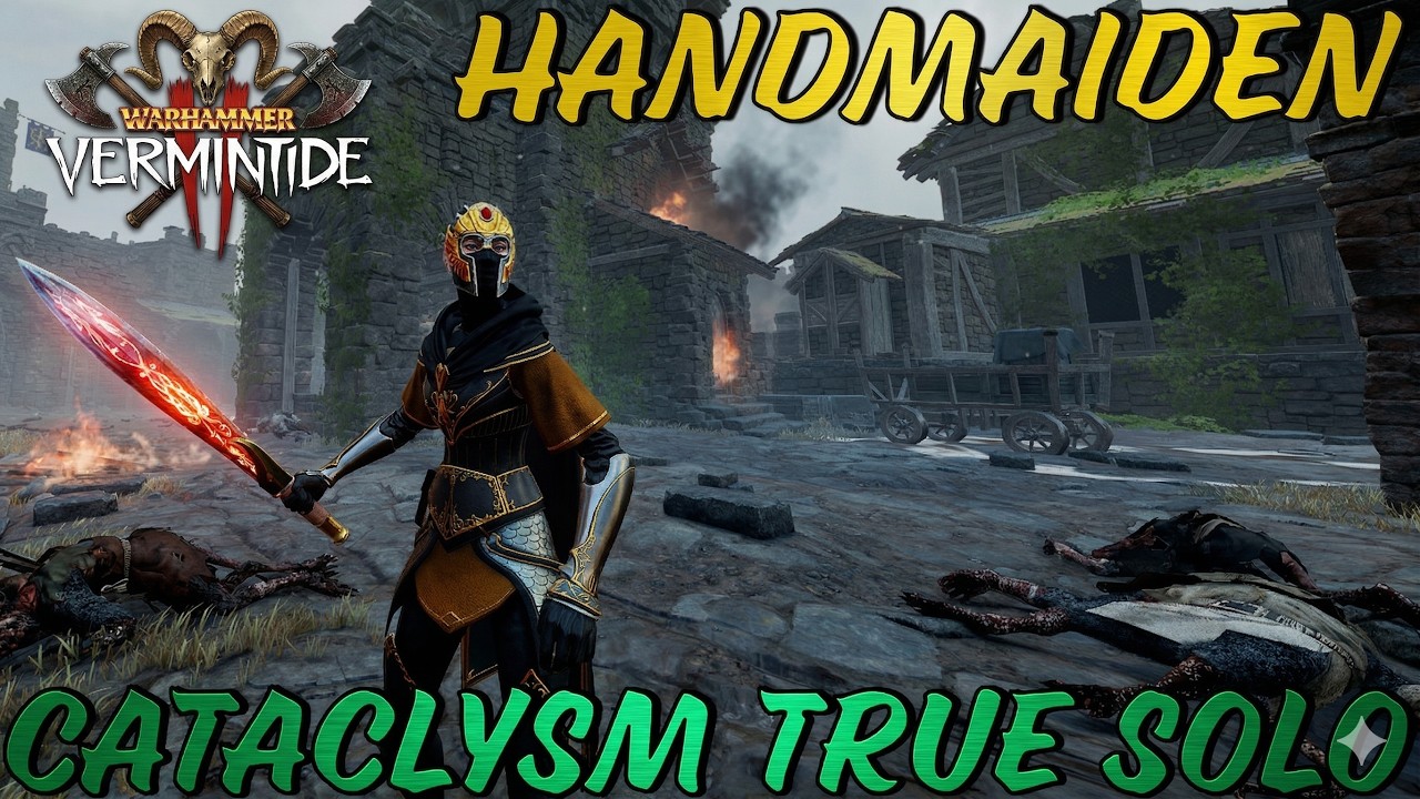 Служанка | Cataclysm True solo | Sword/Moonfire | Fort Brachsenbrucke | Warhammer Vermintide 2