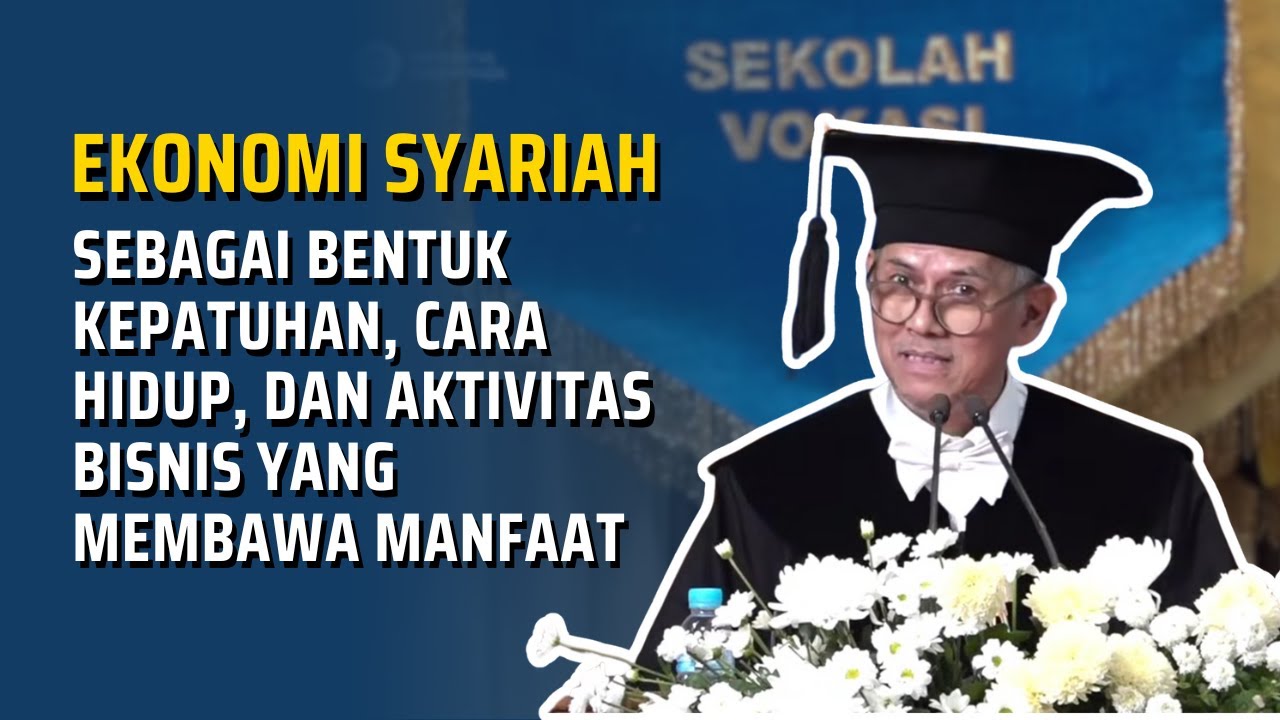 Pengukuhan Prof. Dr. Anggito Abimanyu, M.Sc., Guru Besar Sekolah Vokasi UGM