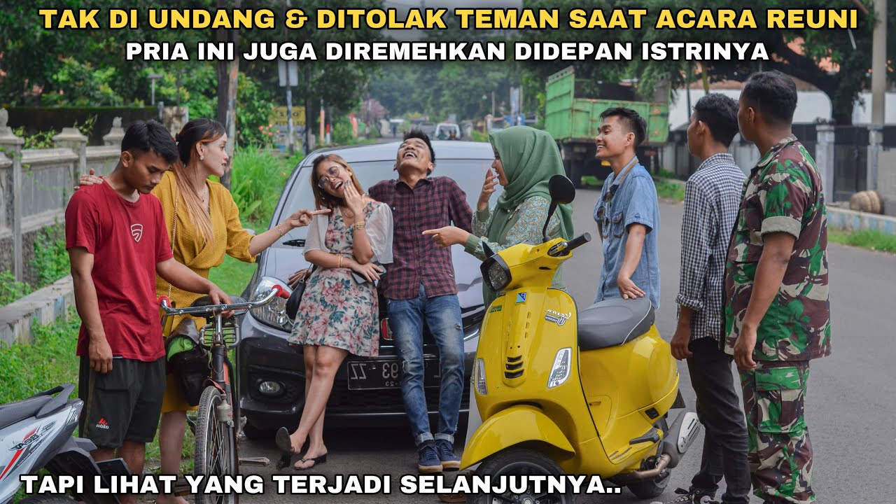 TAK DI UNDANG & DITOLAK TEMAN SAAT ACARA REUNI, PRIA INI JUGA DIHINA DIDEPAN ISTRINYA KARENA MISKIN