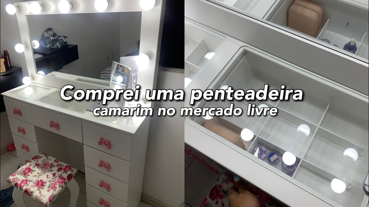 COMPREI UMA PENTEADEIRA CAMARIM🥰 no mercado livre
