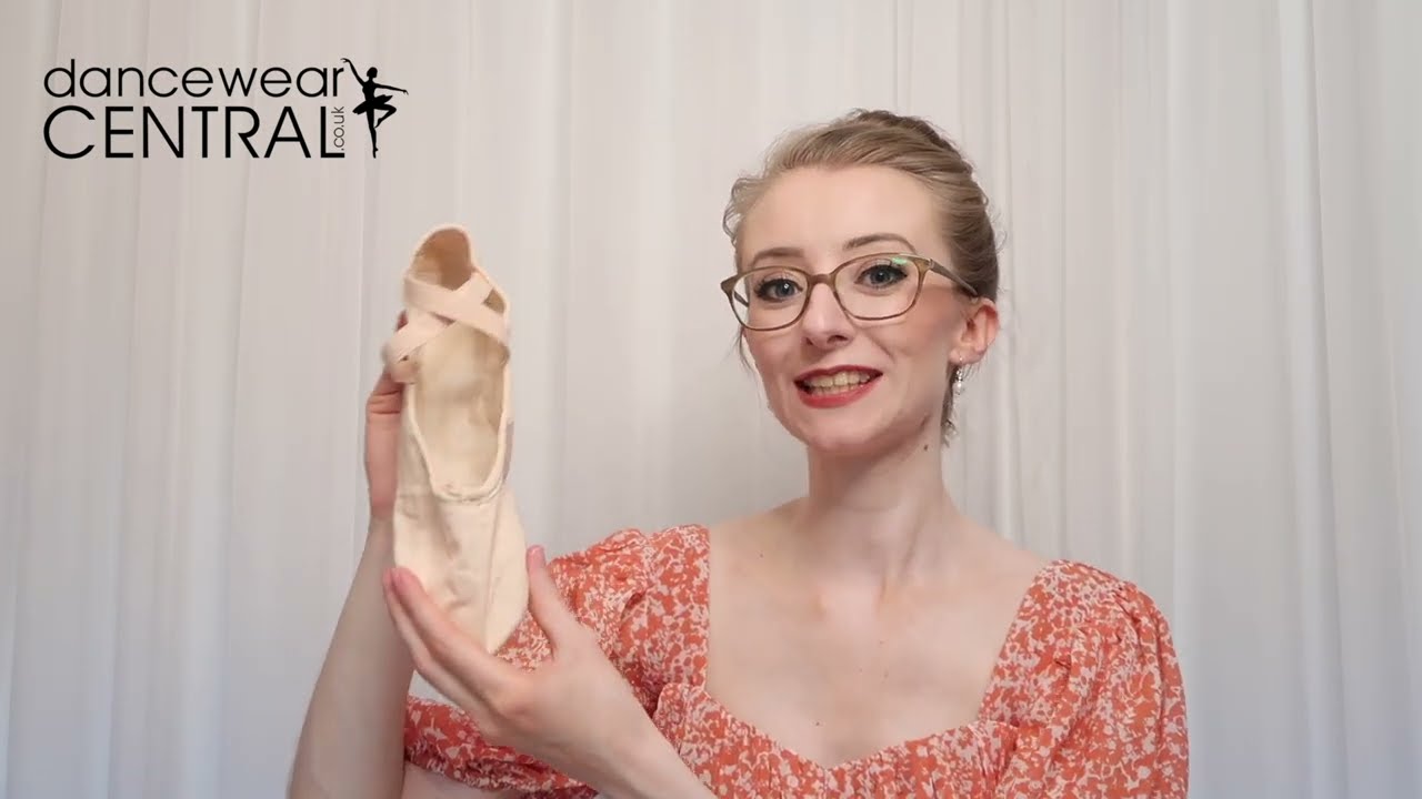 How to sew crossed elastic on ballet shoes?