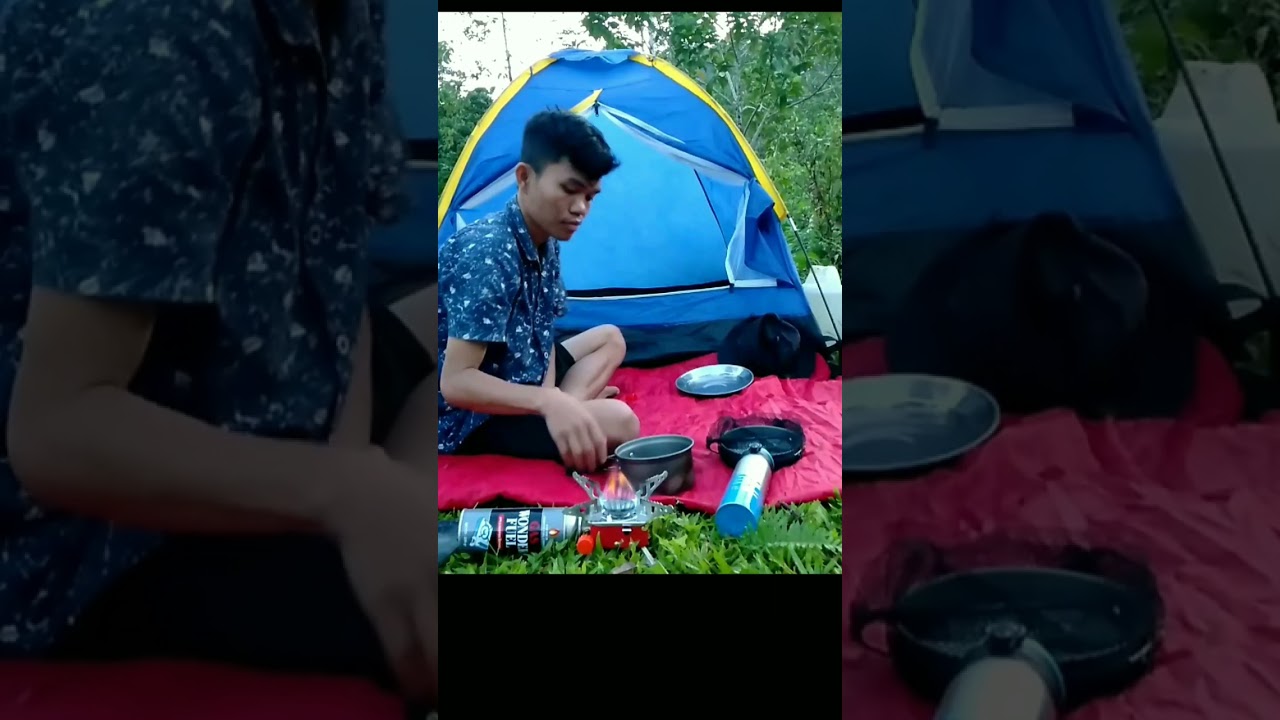 Solo Camping #solocamping #solocampinghujan #shortsvideo