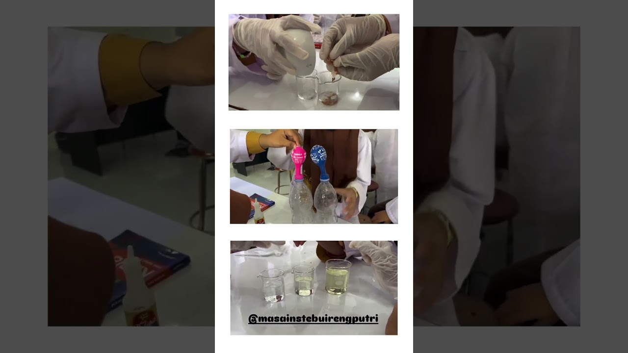 Praktikum Laju Reaksi Sederhana Kimia Kelas 11  #lajureaksi #chemistry #praktikumkimia #science