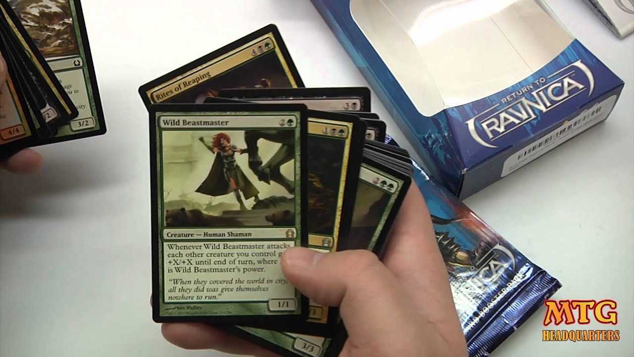 MTG Return To Ravnica Intro Pack Golgari Growth Opening & First Review