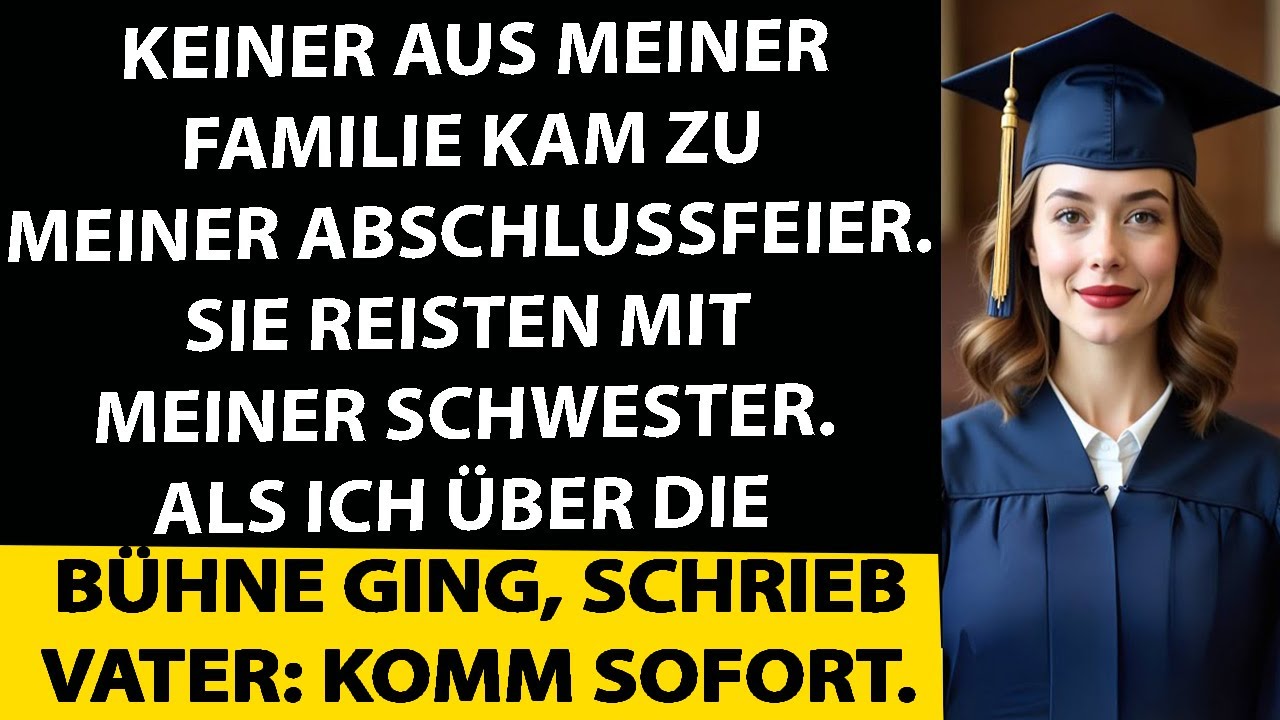 Niemand erschien zu meinem Abschluss – meine Eltern flogen stattdessen spontan in den Urlaub.