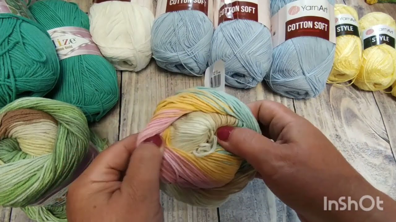 Для вдохновения, купила много пряжи🧶🧶🧶