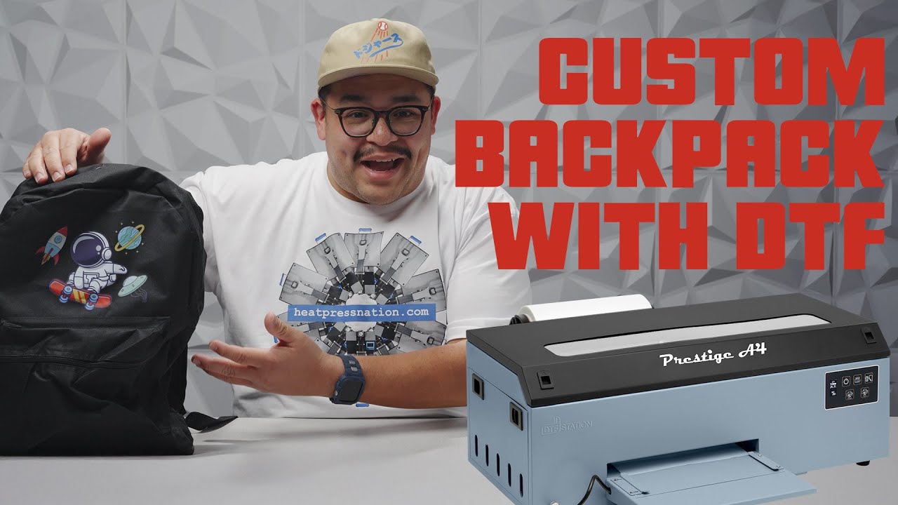 DTF Station Direct To Film Printer Creates AMAZING Backpack!