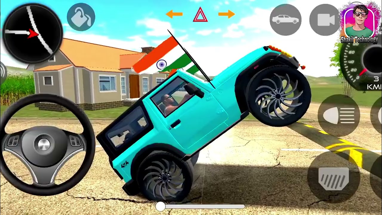 Red Thar Indian Car Game | Crazy Stunts & Offroad Adventure Gameplay