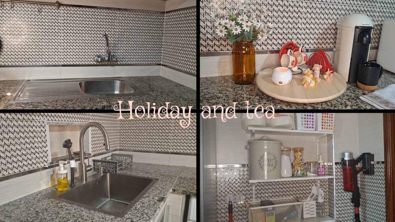 Changing the Kitchen Sink and Reorganizing the Kitchen🤍A Working Mom’s Daily Life🤍تغيير حوض المطبخ 