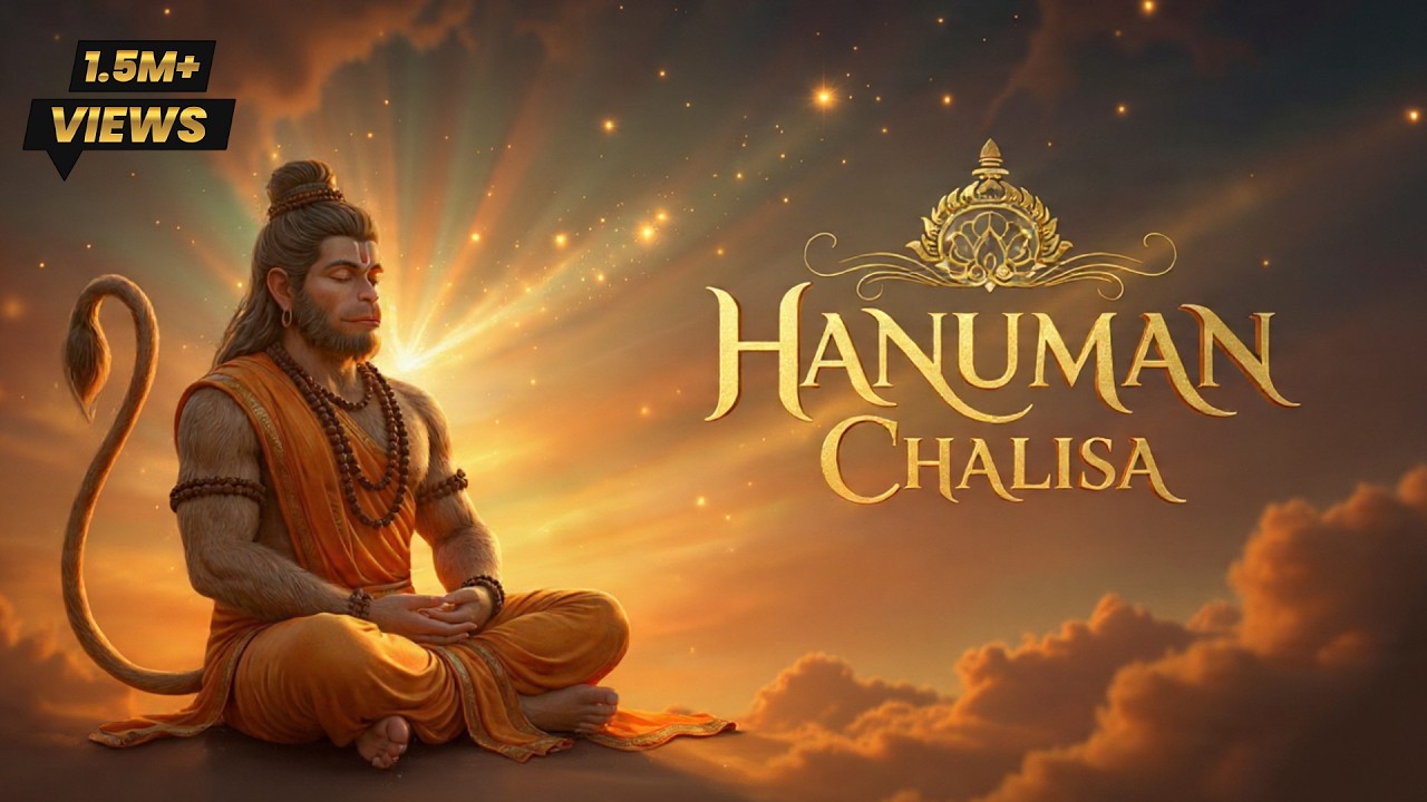 LISTEN DAILY: Hanuman Chalisa for PROTECTION | Success, Growth & Prosperity (Full Lyrics)