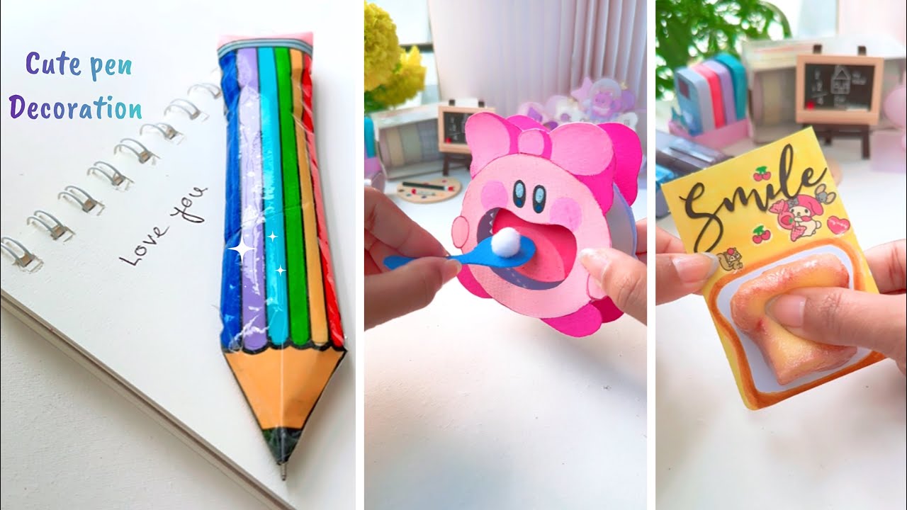 DIY Creative Paper Craft Ideas When you’re  Bored | Easy Paper Craft | School Supplies #diy