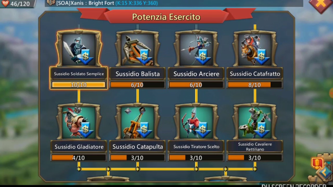 Lords Mobile Ita ~ come ricercare in modo corretto (ricerche)