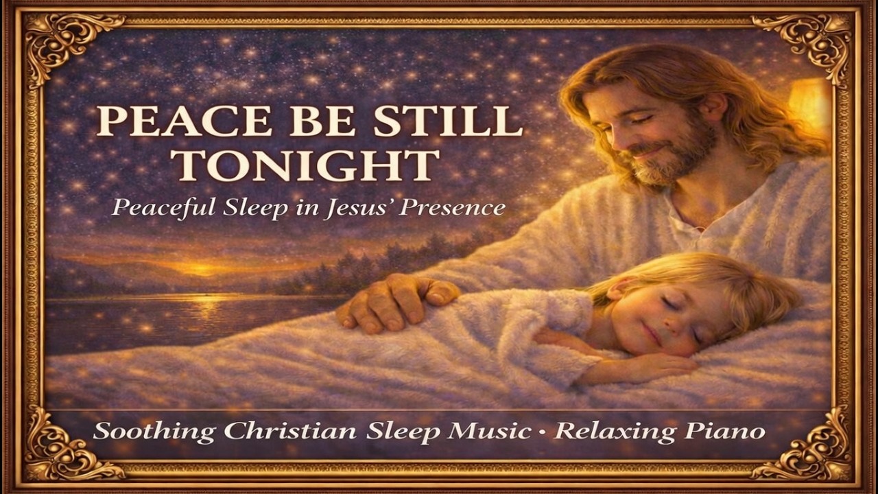 Be Still and Rest Tonight 🌙 Calm Jesus Music for Sleep | Christian Night Prayer
