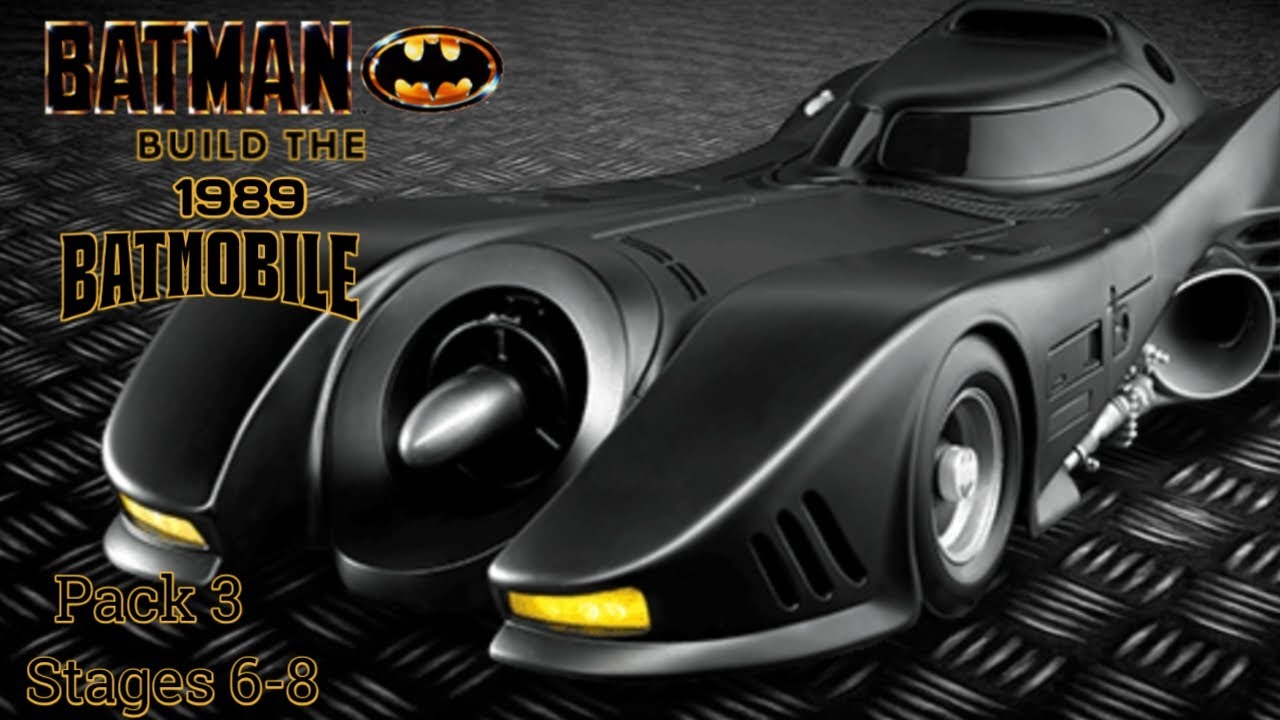 Build The 1989 Batmobile - Pack 3 -Stages 6,7,8