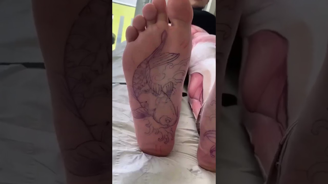 Feet tattoo by Lule Ashley🔥 #tattoo #inked #tattooed #tattoolife #traditionaltattoo #feettattoo