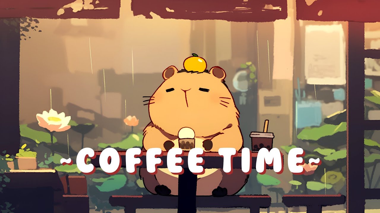 [60 Minutes] Capybara Beat Station | Chill Study Music Mix 🦫 🎵 ✨