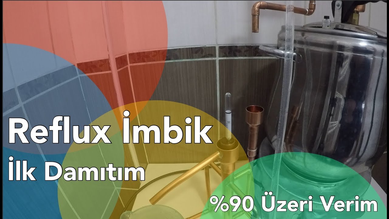 Reflux İmbik ile Alkol Damıtımı - Yüksek Dereceli Alkol Üretimi için Bakır İmbik