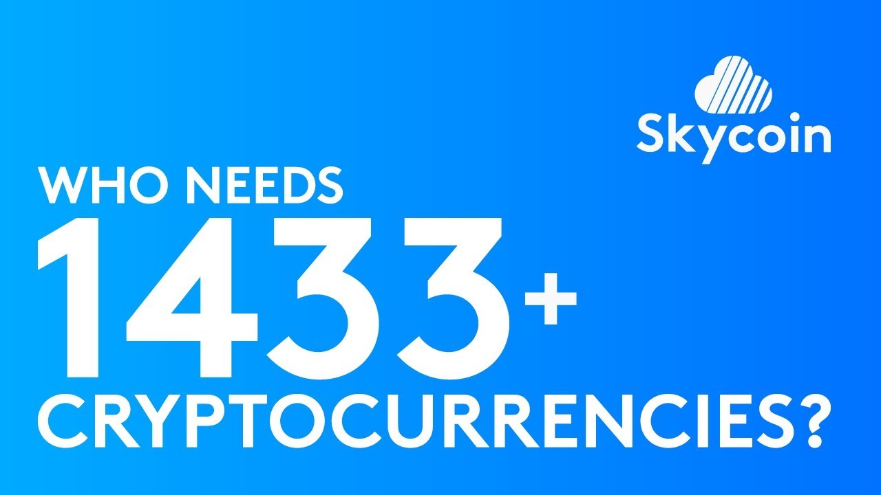 Skycoin &ndash; Who needs 1433 Cryptocurrencies?