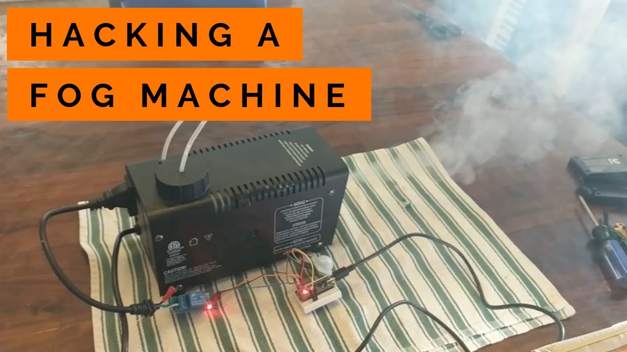 Разборка и взлом дым-машины для управления Arduino