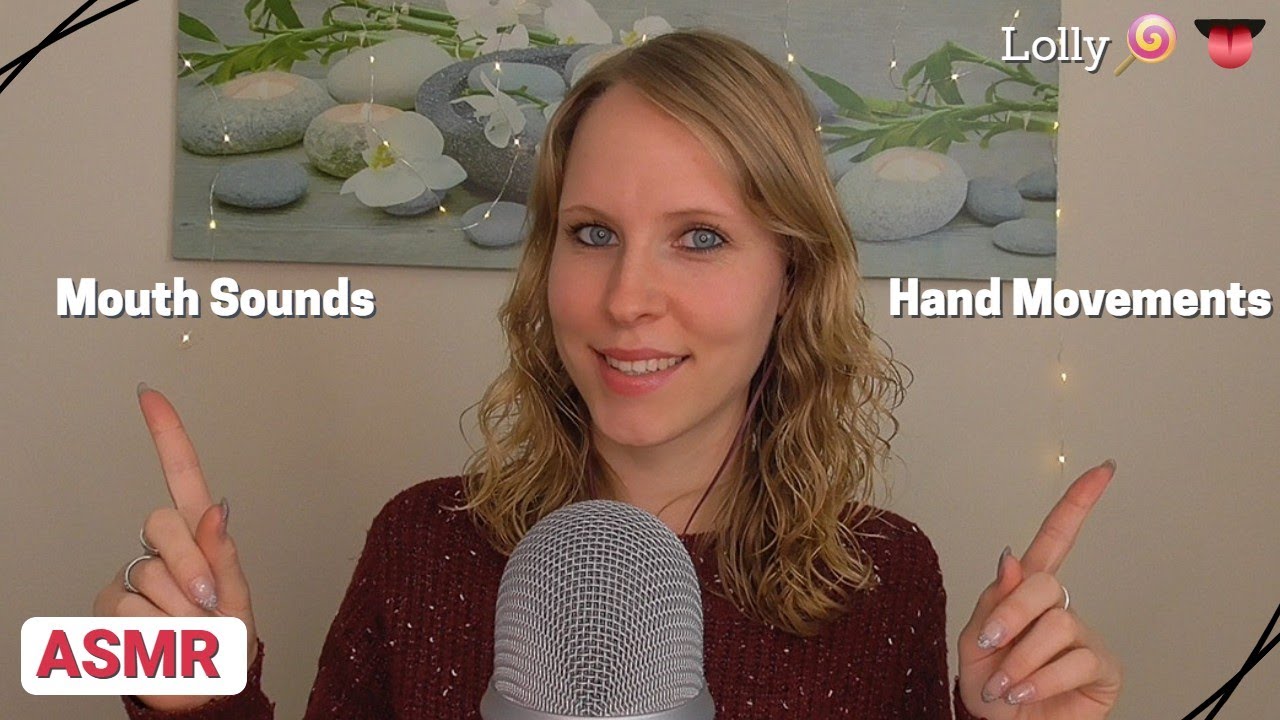 ASMR Mouth Sounds & Hand Movement (Lolly 👅 Nederlands)