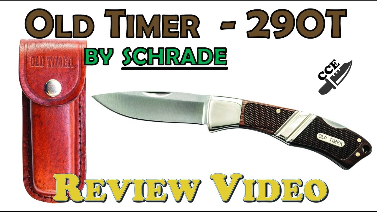 Review of the Old Timer 29OT by Schrade.  Old Timer Mountain Beaver Sr.  Large Lockback
