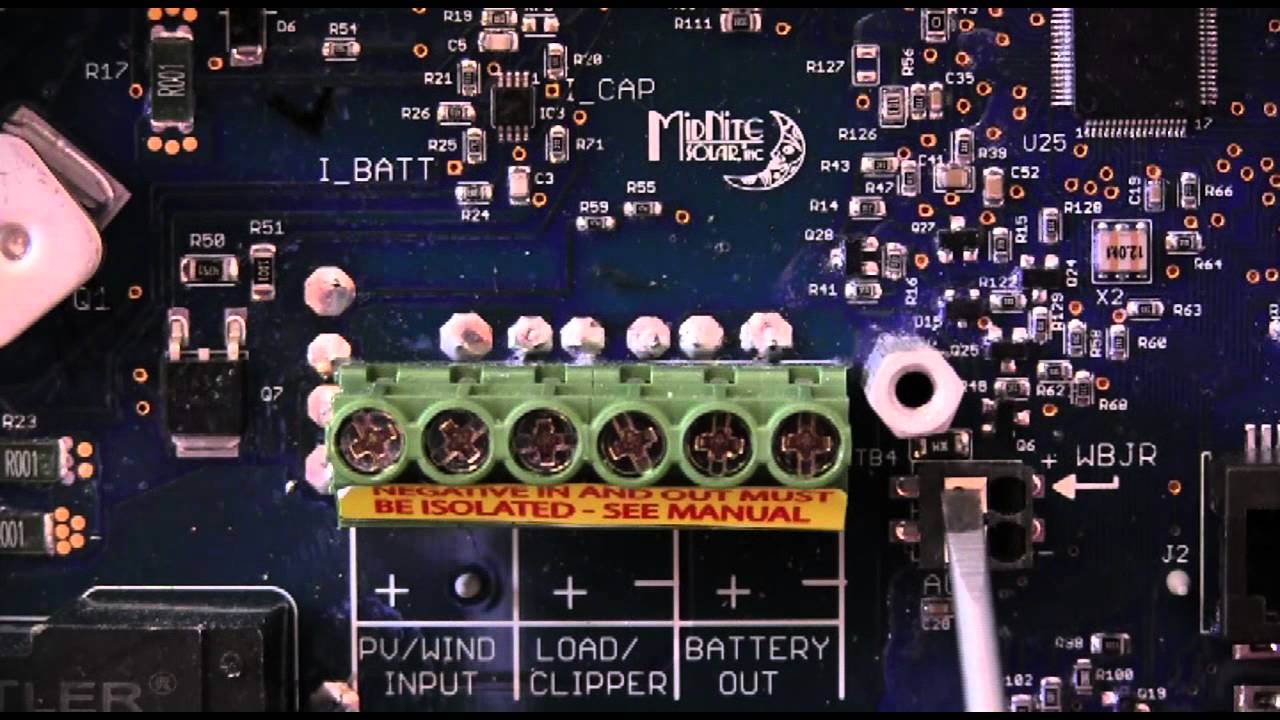 Wiring the Whizbang Jr to the Kid or the Classic Charge Controllers