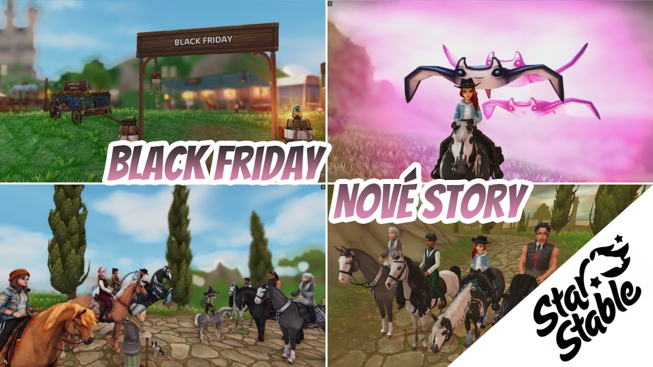 Nové story a Black Friday || Aktualizace #118 || Star Stable CZ
