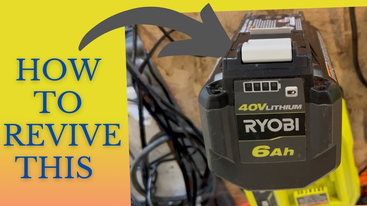 Ремонт аккумуляторов Ryobi. Как реанимировать аккумулятор Ryobi 6A