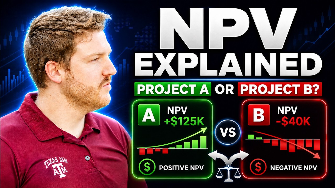 Что такое NPV? Объяснение чистой приведенной стоимости за 5 минут.