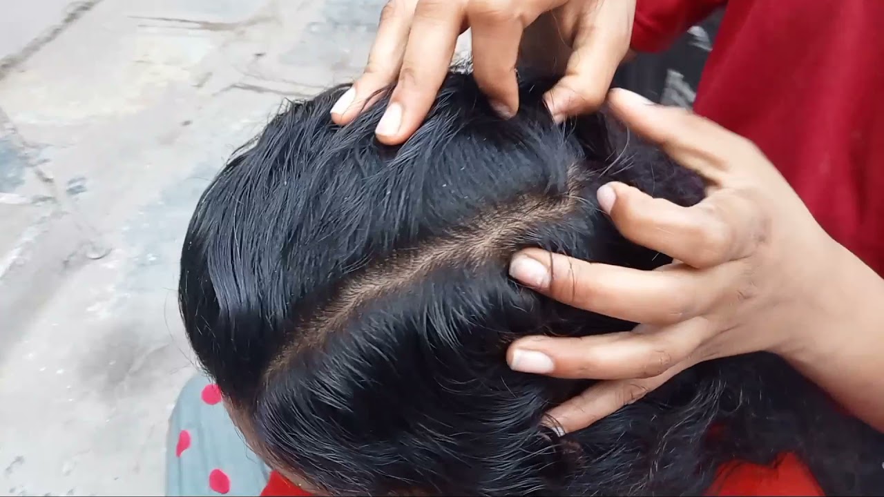 Most request video mother hair Nitpicking video by son Real sound@ramakitchenandvlogs6874