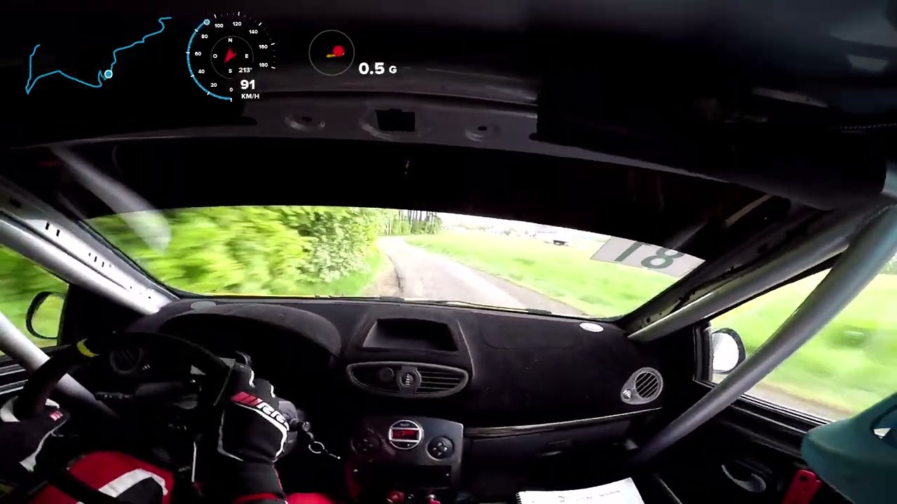 RALLYE AJOLAIS 2023 ES 5 PLOMBIERES CLIO 3 RS A7