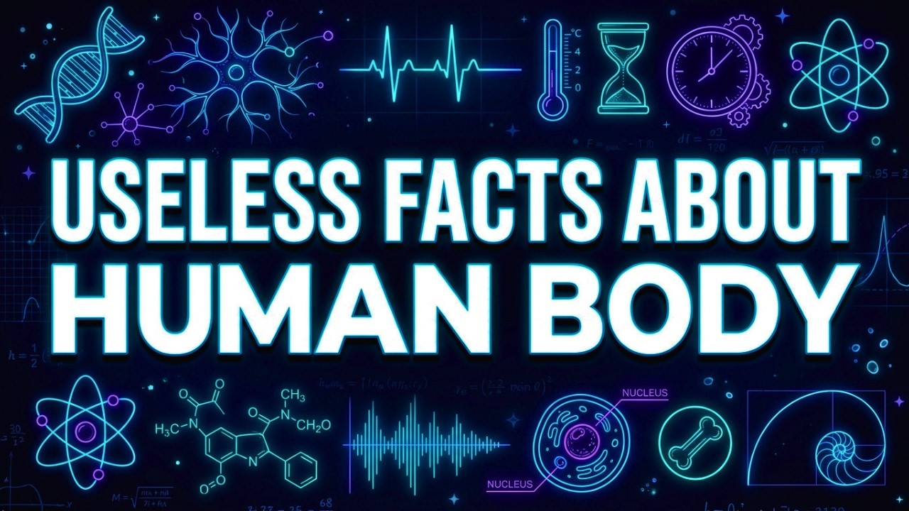 A Solid 3 Hours of Useless Facts About the Human Body 😴