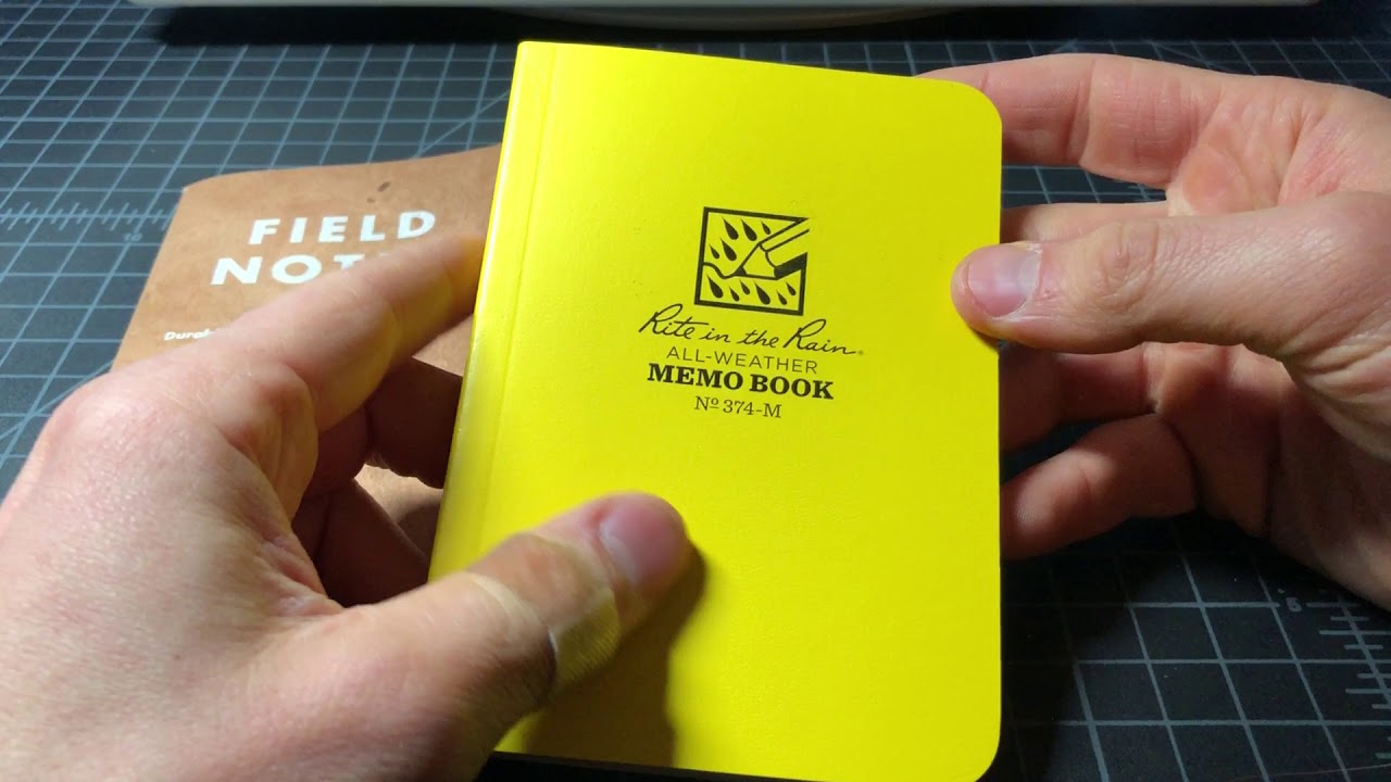 Сравнение Field Notes и Rite In The Rain Memo Book — EDC Favs