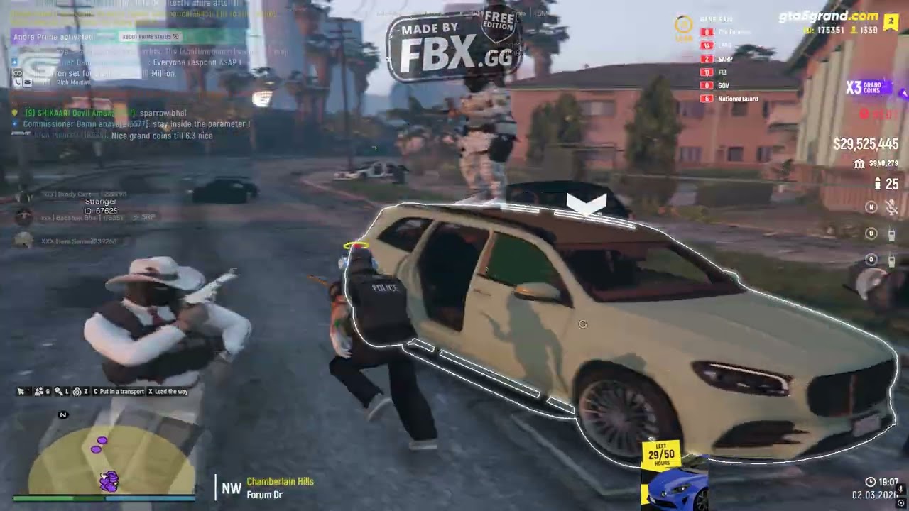 LSPD Goine on Family Gang Raid gangs Members try to Fight with Leo’s but is Dead easy LSPD on Top