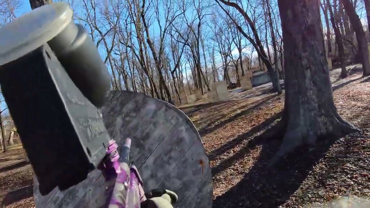 Autococker POV Woodsball Gameplay / 