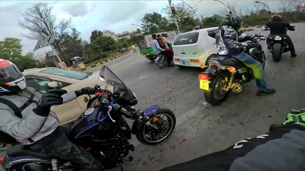Benelli 302s Group Ride To Murree Expressway After a Long Time with , GSX R600, MT09 , VMAX , R6, R1