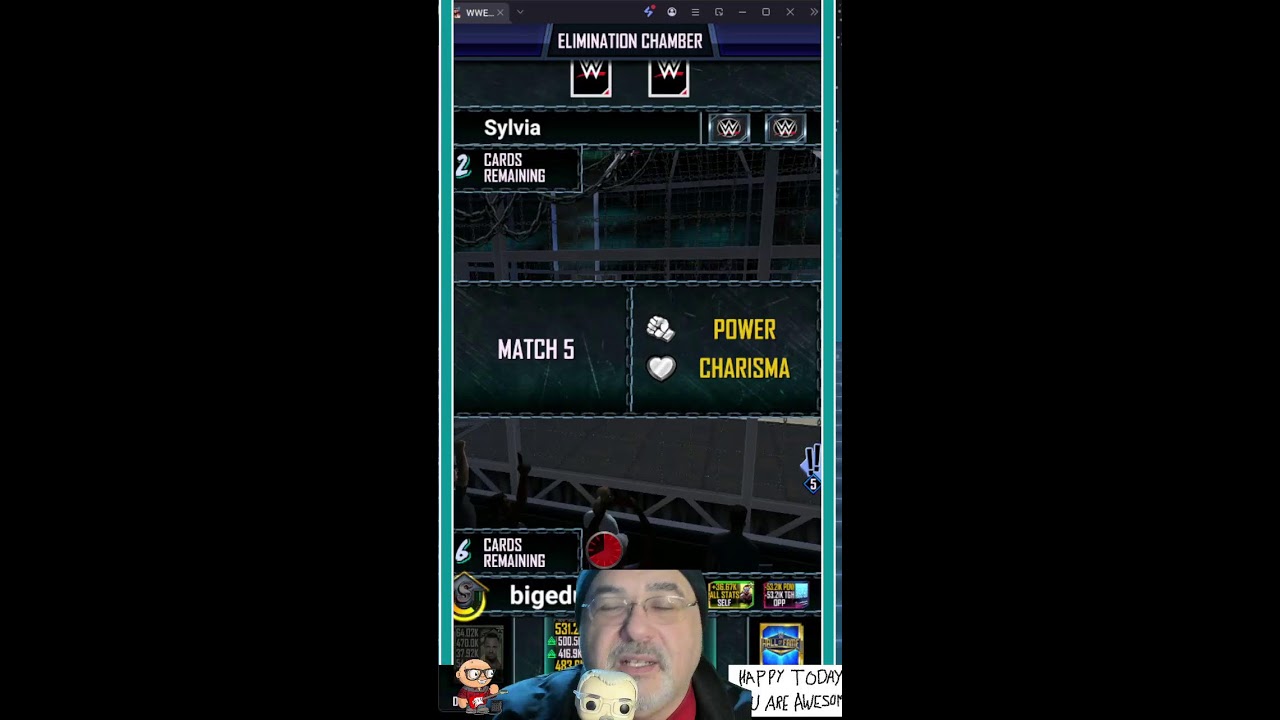 Last YEAH! Standing #WWESuperCard Chill Grind